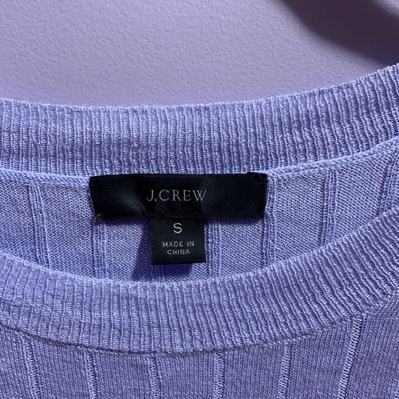 J. Crew silk-cashmere crop t-shirt size small - Picture 2 of 3